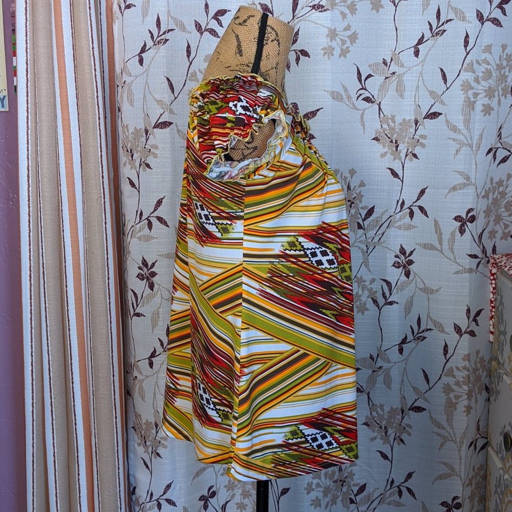 Dynamite, Multicolor Pattern Shirt. Size: S. - Picture 5 of 6